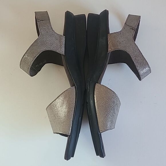 Mephisto Pattie Comfort Sandal Taupe Gold Size 41 - Picture 10 of 16